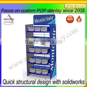 Heavy Duty Style Supermarket Rack Wood&metal Grocery Store Display Racks thumbnail-2