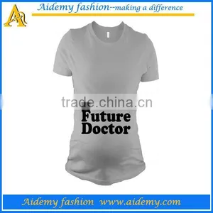 Water Printed Wholesale Blank Maternity T Shirts thumbnail-1