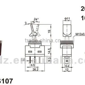 Quick Connect Terminal Toggle Switch /Toggle Switch/Momentary Toggle Switch thumbnail-2