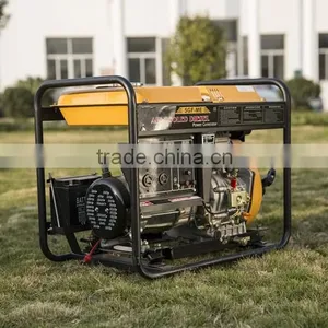 NIMBUS 2015 New Portable Single Phase 10HP Diesel Engine Powered Open-type Diesel 5KW Generator for Sale thumbnail-3