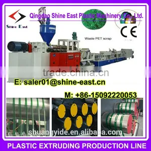 PP Strap Machine / Strip Production Line With Double Winder Made in Qingdao China thumbnail-1