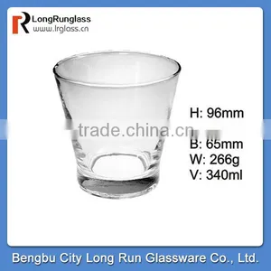 LongRun 340ml Traditional and Typical Clear Dinnerware Glass Cups With Round Bottomtraditional and Typical thumbnail-1