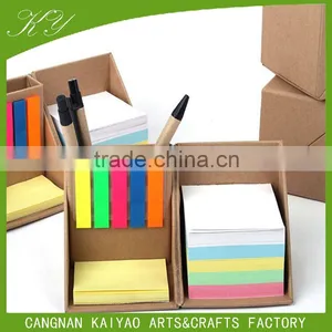 2016 Promotional Logo Printing Memo Pad With Pen Holder thumbnail-2