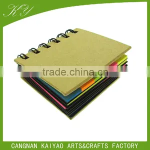 Recycled Neon Color Paper Spiral Sticky Note for Promotions thumbnail-1