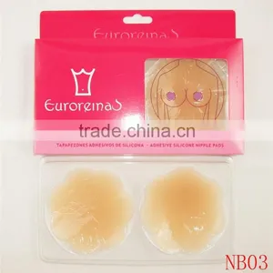 Sexy Ladies Nude Silicone Nipple Covers Shiny Cute Nipples Cover thumbnail-6