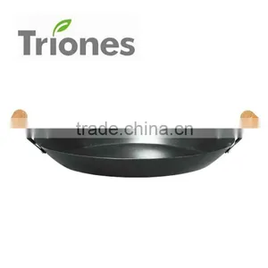 Carbon Steel Non-stick Paella Pan With Two Handle Amc Cookware Price thumbnail-1