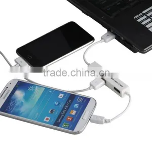 Premium1MINI USB OTG Cable for Iphone and Low-cost High-speed Plastic Casing 3 Port Usb Hub 2.0 thumbnail-5