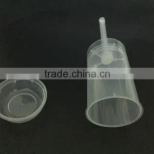 Christmas Hot Selling Round or Heart Shape PP Cake Decoration Tubes With Lid thumbnail-3