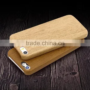 LZB Hot Sell PU SKin Cover for Iphone 5s Wood Case thumbnail-2