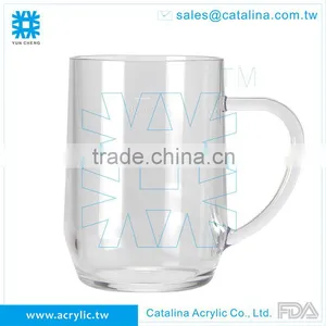 Simple Clear Acrylic 300ml Beer Mug thumbnail-1