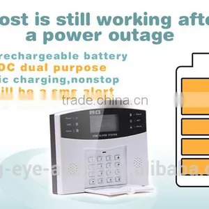 Preset Max 6 Group of Alarm Numbers 433mhz Security Home Centrale Alarm System Wires thumbnail-3