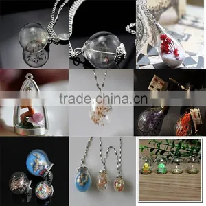 Globes/empty/clear/hollow/balls/hand Blown/sphere/16mm/ 20mm/two/holes/DIY/miniature/vials/ Hanging Hollow Glass Ball Chandelier thumbnail-1