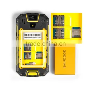 4.5 Inches Quad Core Mobile Phone M8 Waterproof Walkie Talkie IP68 With Dual Card Interphone thumbnail-4