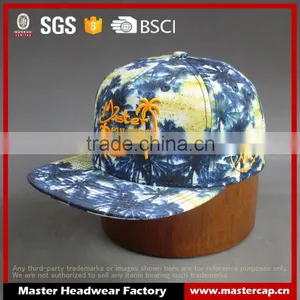 BSCI Aduit Wholesale Custom 5-panel Snapback Cap With Printing thumbnail-1