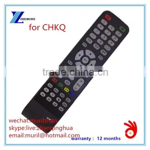 High Quality Black 49 Keys IR Remote Control for CHKQ 3218DS-HD Lcd/led tv thumbnail-1