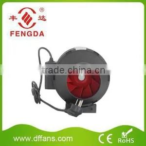 100mm Black Plastic Inline Duct Fan thumbnail-1