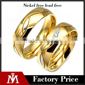 High Polished Rings Classic Stainless Steel Couple Rings Cheapest Rings Jewelry thumbnail-1