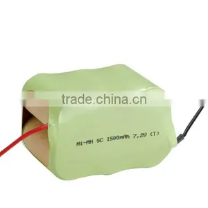 China Wholesale Manufacturers 7.2v Nimh Rechargeable Batteries 1500mah thumbnail-1
