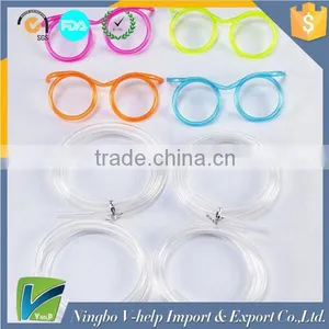 Crazy Fun Glasses Drinking Straw Soft Straw Glasses Drinking Tube thumbnail-1