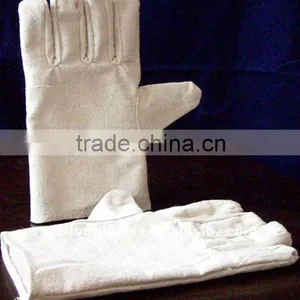 Canvas Working Glove With Wrist Cuff thumbnail-1