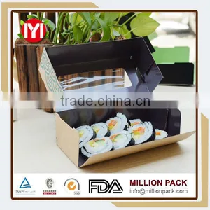 Most Popular Products Separated Sushi Box With Lid,Amazing Sushi Packaging Box thumbnail-1