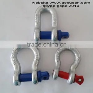 U.S.type Rigging Shackles, Adjustable Bow Shackle and d Shackle thumbnail-1