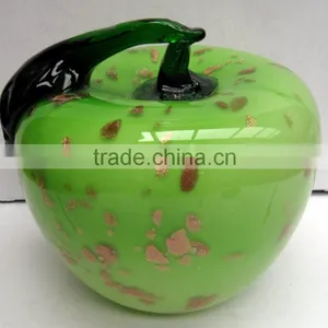 Murano Handicrafts Glass Apple thumbnail-2