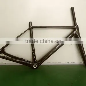 Full Carbon 700C Road Frameset +seatpost +headset+carbon Fork thumbnail-6