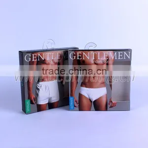 Mens Paper Underwear Packing Gift Box With Hole thumbnail-2