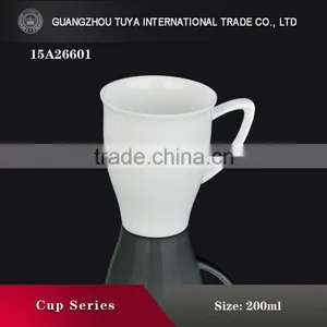 Ceramic Coffee Cup, Wholesale Cheap White Ceramic Cup thumbnail-1