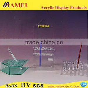Customized Acrylic/PMMA/Plexiglass Pen Rack thumbnail-1