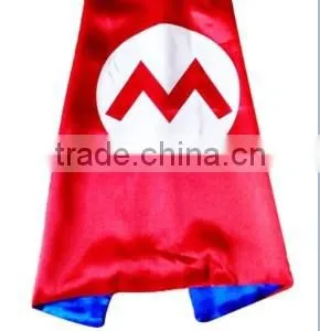 Hotsale Superhero Kids Fancy Dress Gift Super Mario Cape and Mask thumbnail-1