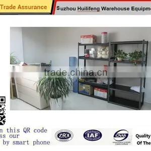 Plate Type Bolt - Free Rivet Steel Shelving / Adjustable Warehouse Metal Shelving thumbnail-1
