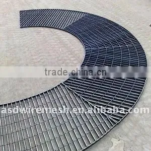 Galvanized Platform Grating With Kick Plate thumbnail-1