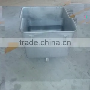 Trolley Equipped Stainless Meat Hopper thumbnail-1