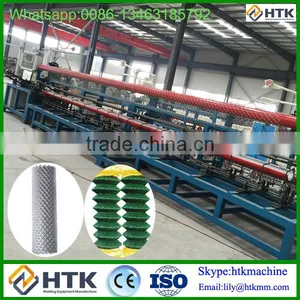 Automatic Chain Link Fence Machine for Making Diamond Wire Mesh Fence (2m Width) thumbnail-1