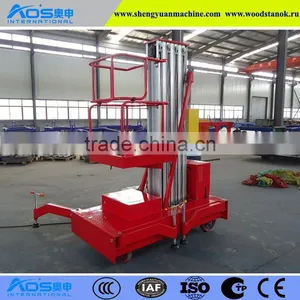 Single Mast Aluminium Hydraulic Lift Table thumbnail-1