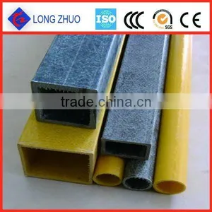 Customized Fiberglass Square Tube ,plastic Square Tube Production , Fiberglass Guardrail thumbnail-1