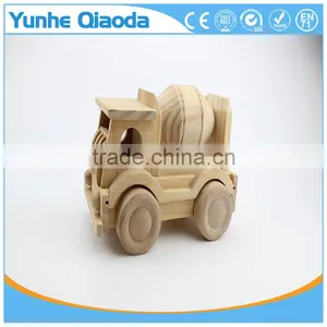 Vehicle Puzzlesoil Tank 3D Woodcraft Kit Assemble Paint DIY Toys for Kids Adults the Best Birthday Gift thumbnail-1