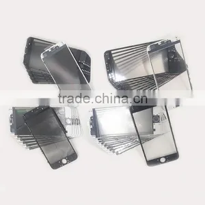 LCD Outer Front Glass With Preinstalled With Cold Press Frame OCA Optical Gule Polarizer Film for Iphone thumbnail-5