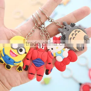 Promotional Gifts Cartoon Pokemon Pom Pom PVC Keychain thumbnail-2