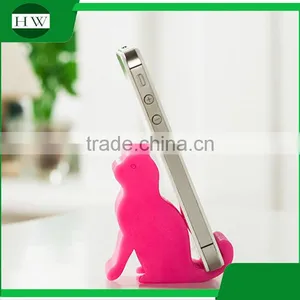 Multi Mini Plastic Portable Cat Desktop Table Cell Mobile Phone Bracket Stand Support Holder thumbnail-2