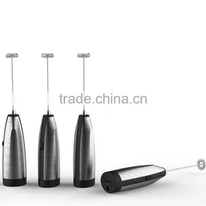 2016 Hot Promotional Stepless Speed Handheld Stainless Steel Electric Milk Frother thumbnail-6