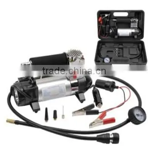 H10053 Portable Air Compressor Highpower Deluxe Type Metal Auto Car Tyre Inflator Pump thumbnail-1