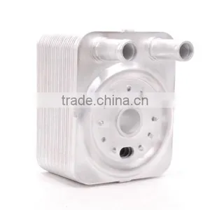 Engine Oil Cooler for AUDI A4 A6 S4 S5 Q5 Q7 Volkswagen Touareg OEM 06E 117 021G / 06E117021G GOGO Engine thumbnail-2