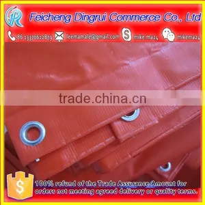 Tear Resistant PVC Vinyl Tarps With Metal Grommets, Flame Retardant thumbnail-1