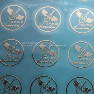 Custom Metal Logo Design Guitar Stickers Decals thumbnail-2