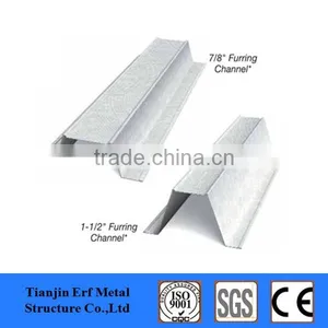 Prepainted Steel Building Top Hat Channel Metal Omega Channel thumbnail-1
