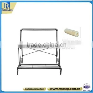 3-Tier Floor Standing Metal Flower Pot Display Holder thumbnail-4