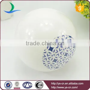 Blue Stripe Ball Design With Modern Style Decoration,low Price Hot Ceramic Decoration thumbnail-4